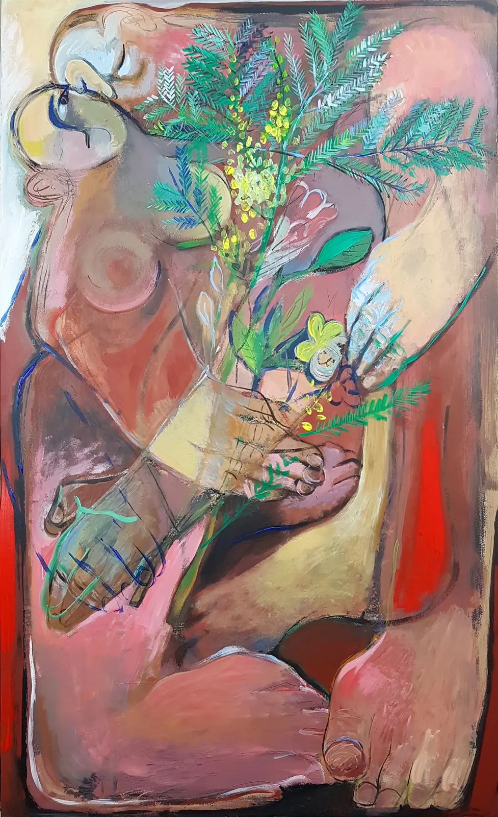 Un bouquet de mimosa