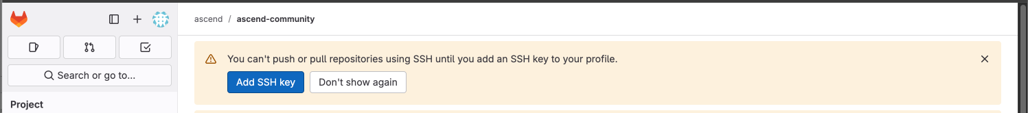 Add SSH key in GitLab