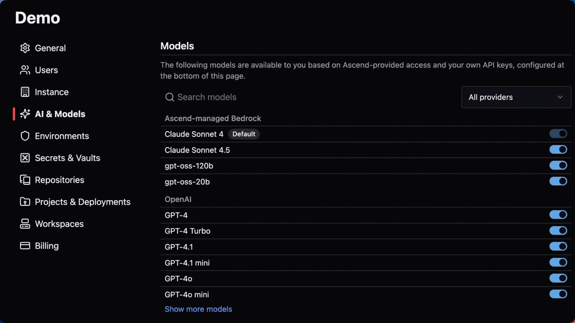 bedrock default