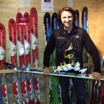Fabien très fière de nous présenter en exclusivité devant la collection d'hiver 2014 de ski Dynastar, la toute nouvelle FixationVipec12 de chez DIAMIR