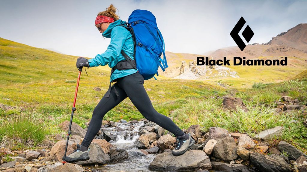 Zoom sur les bâtons de marche Black Diamond Trail