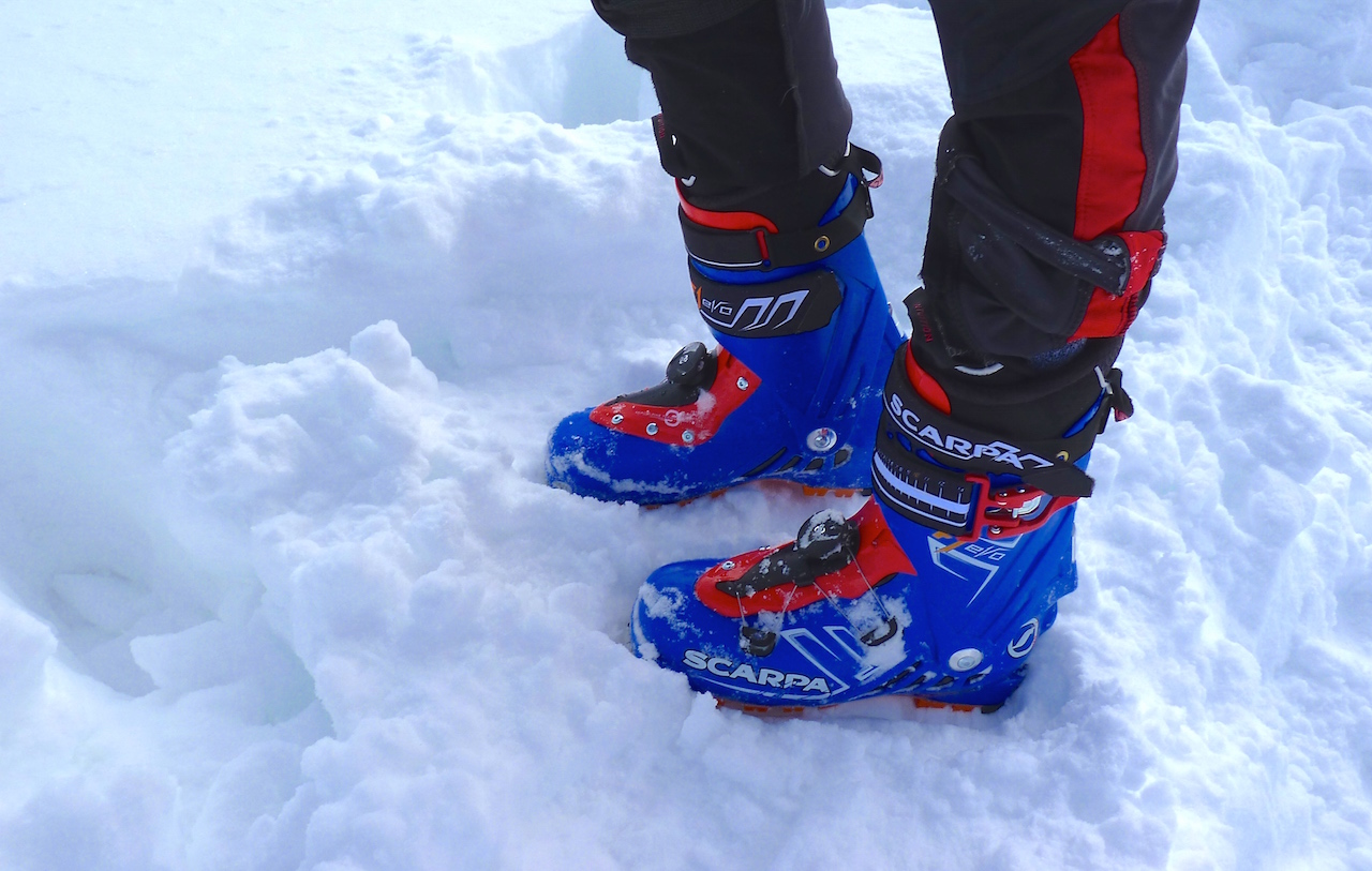 Test terrain chaussures de ski de randonn e SCARPA F1 EVO