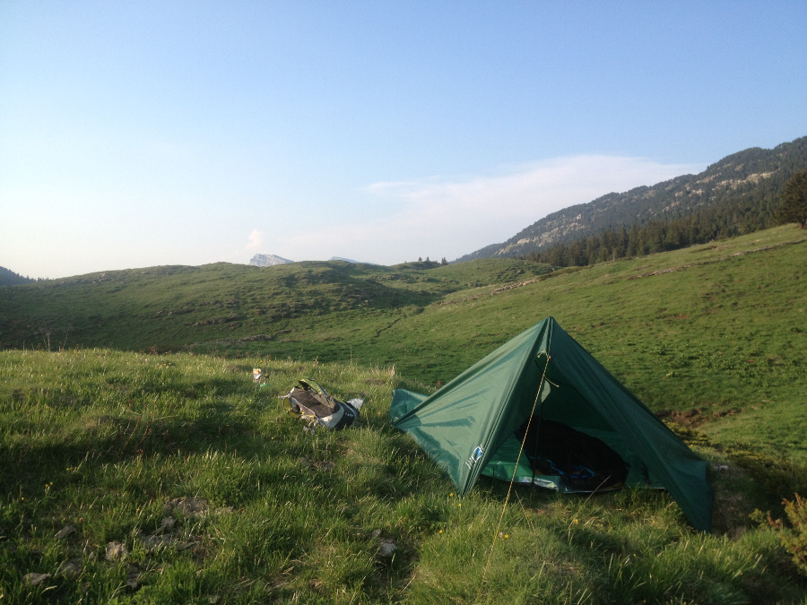 Petit Bivouac sous un Tarp