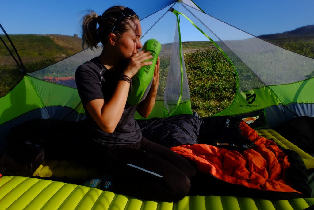 Matelas Nemo testé en Islande