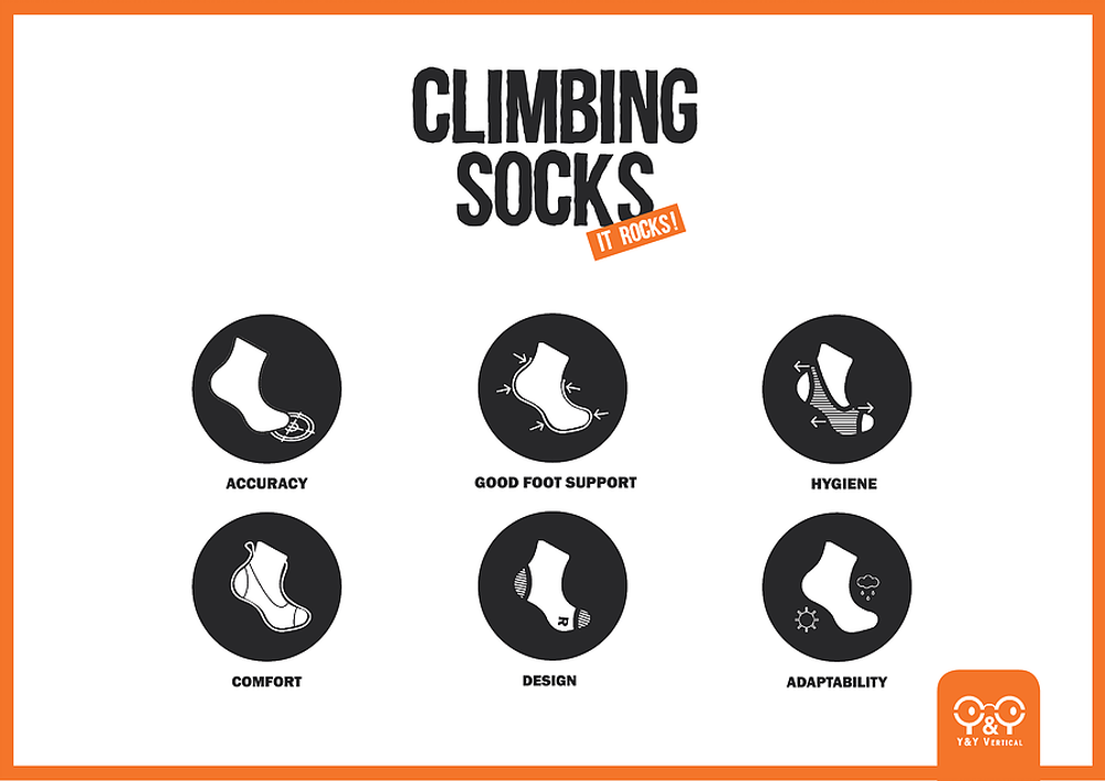 Chaussettes escalade Y&Y : 6 raisons de les adopter !