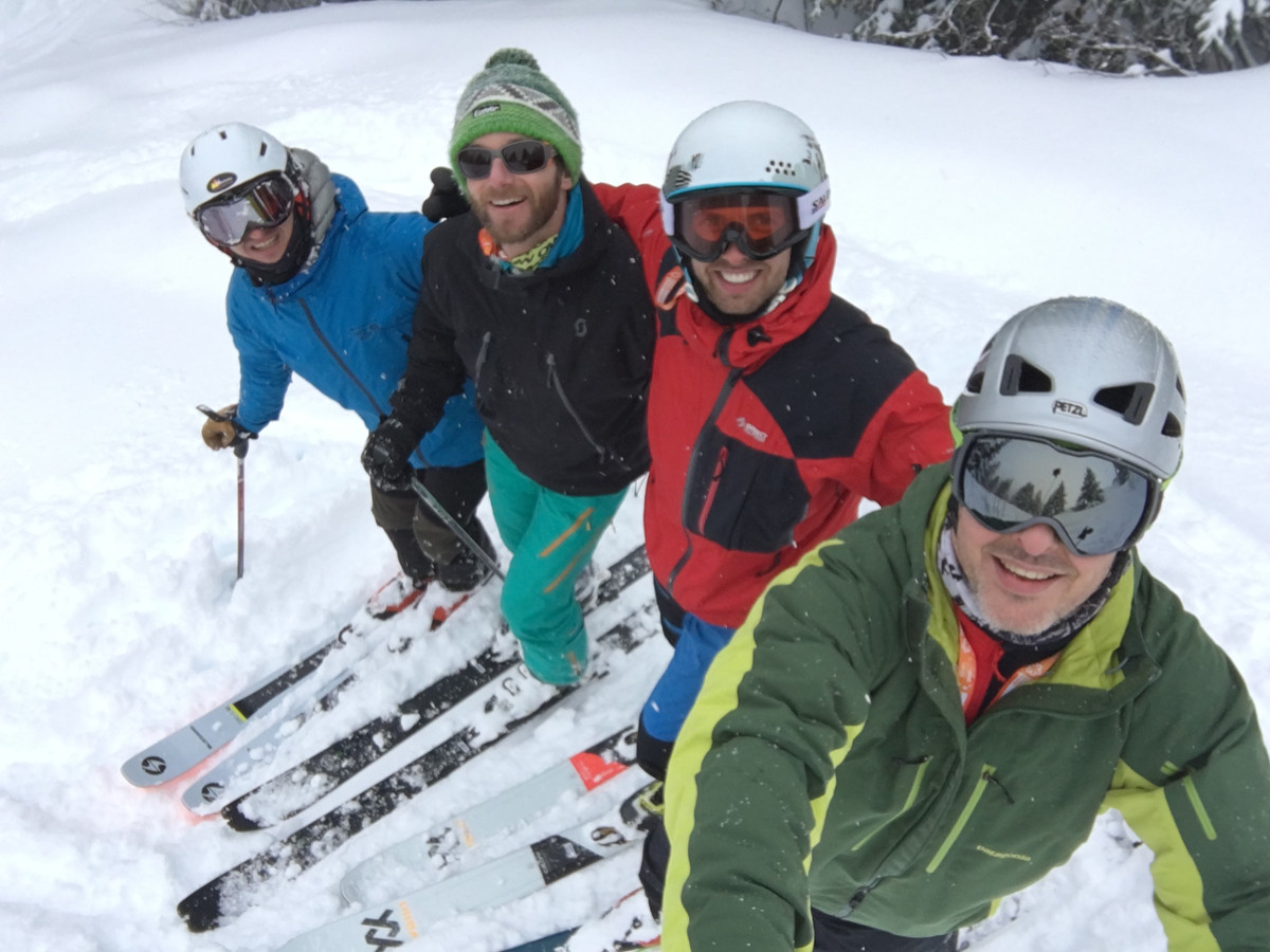 Les testeurs de Montania : Cédric, Niels, Manu et Fabien