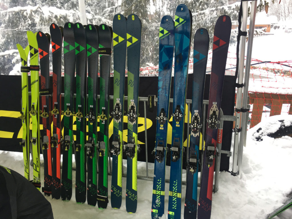 Gamme complète des skis de rando Fischer 2019 testés à Méribel