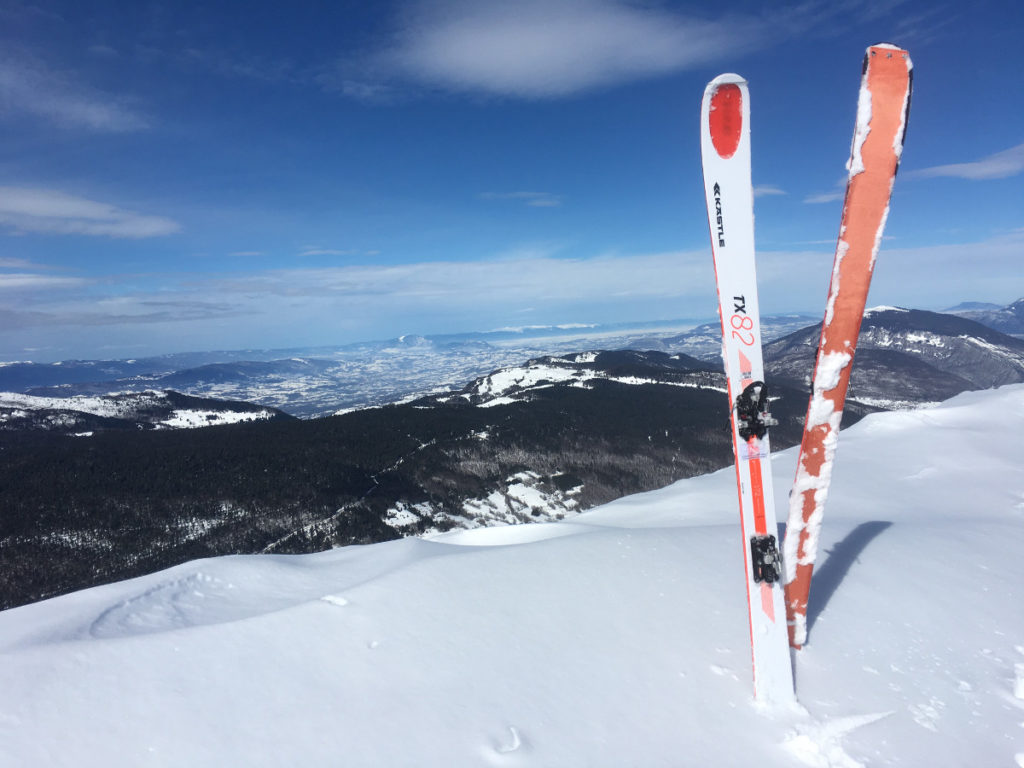 Test du ski TX 82 Kastle dans les Bauges par Cédric