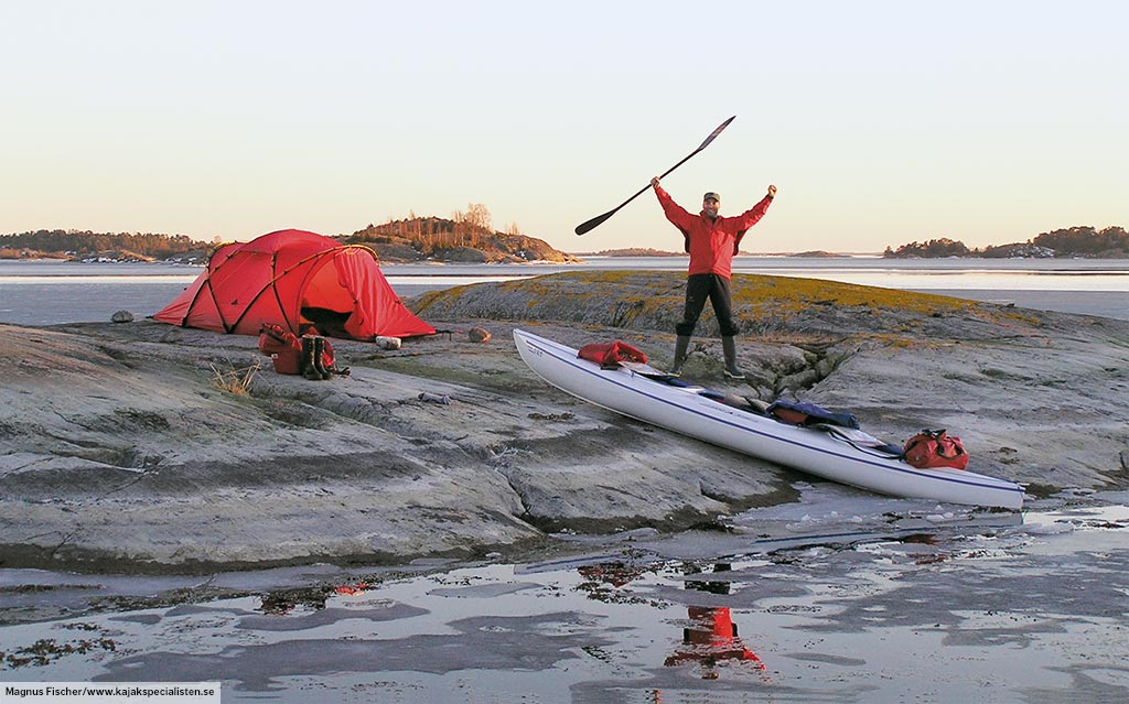 Tente Hilleberg Tarra 2 rouge en Suède