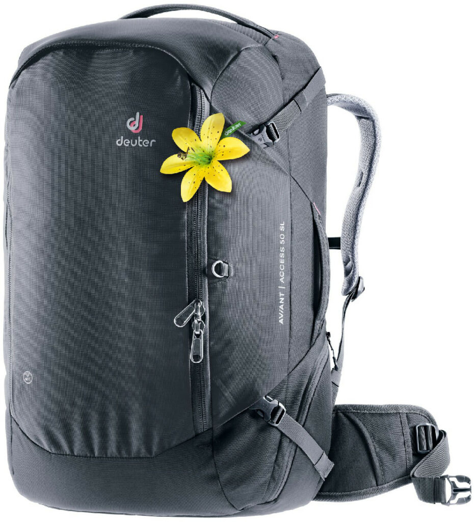 Sac à dos de voyage et trekking ouverture valise 60 + 6 L Femme - Travel 900