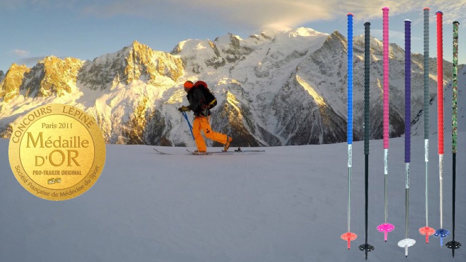 Bâtons de ski pour le ski de randonnée