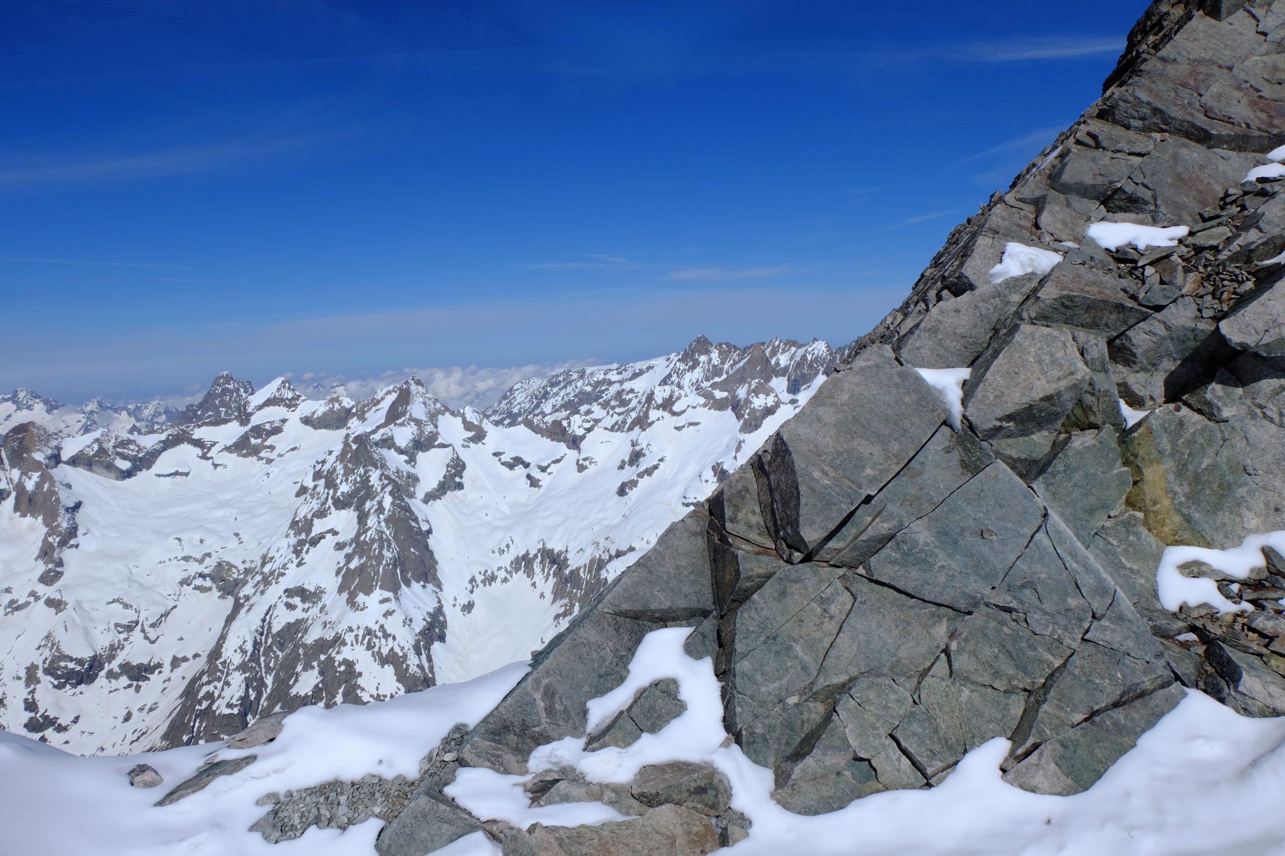 Depuis le col des neiges