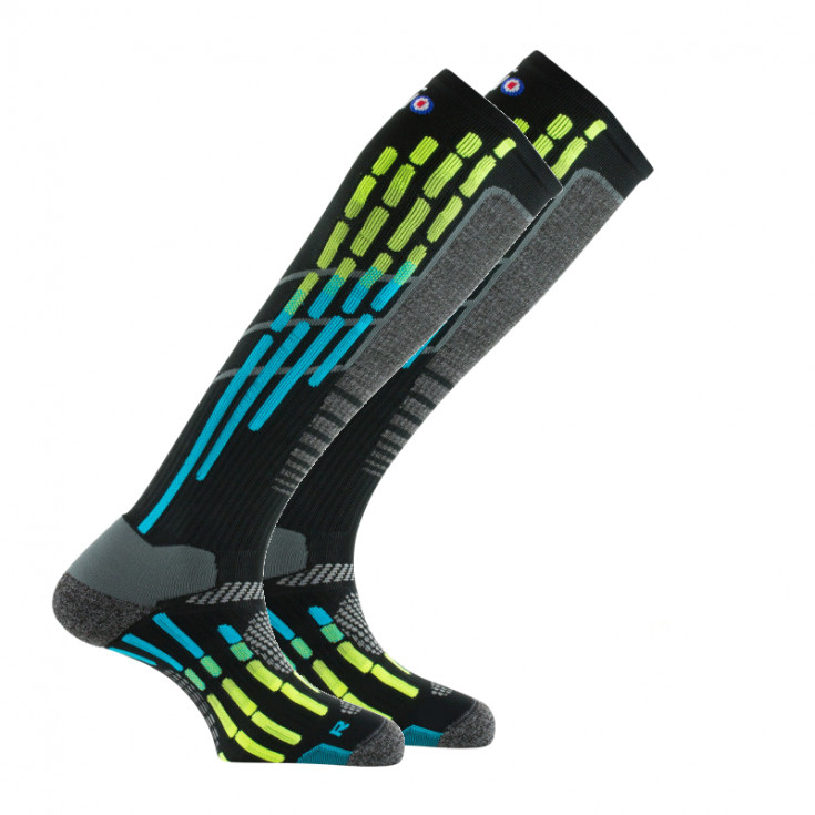 Chaussettes-de-ski-pody-air-ski-noir-bleu-vert-thyo