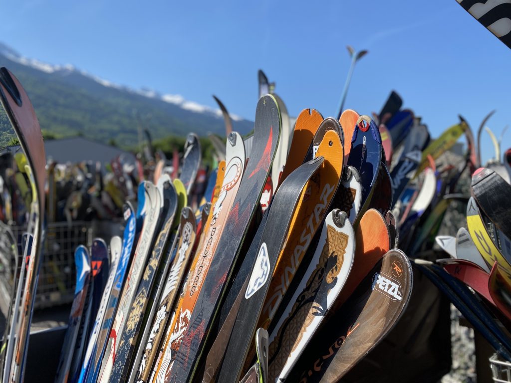 Recyclage et revalorisation des skis de rando