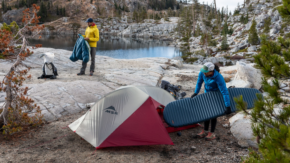 CAO Matelas de camping 2 personnes avec gonfleur intégré