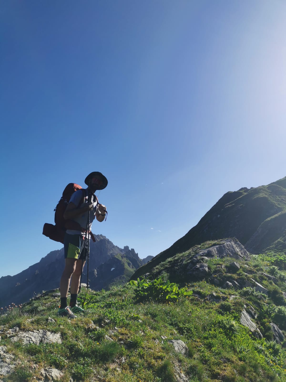 Clément en itinérance dans le Beaufortain