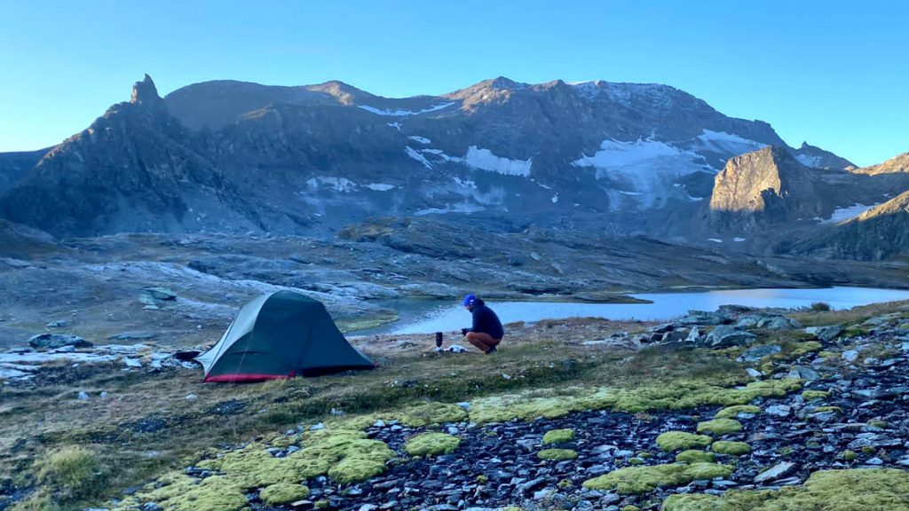 Bivouac au lac noir, Val d'Ambin