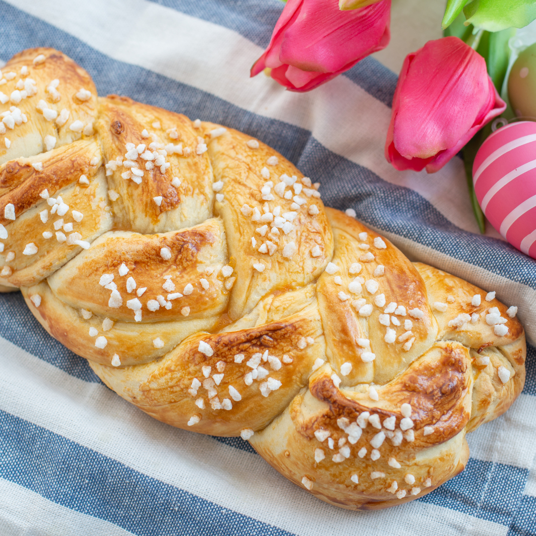 brioche tressée citron