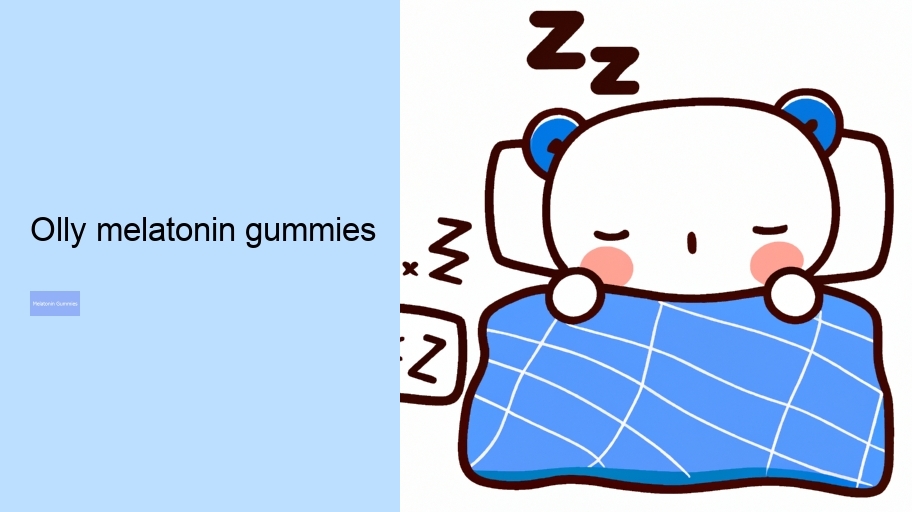 olly melatonin gummies