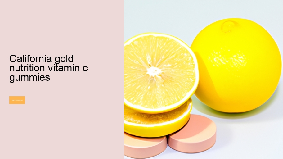 california gold nutrition vitamin c gummies