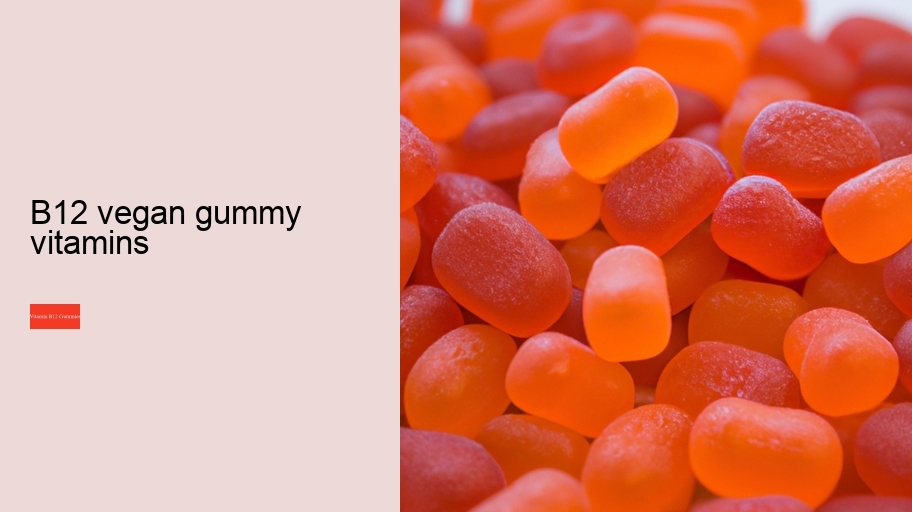 b12 vegan gummy vitamins