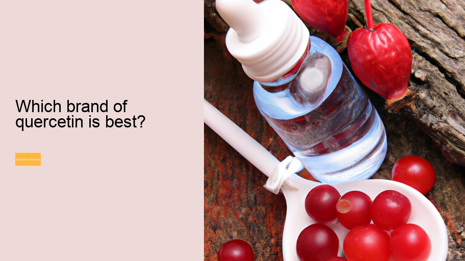 Which brand of quercetin is best?