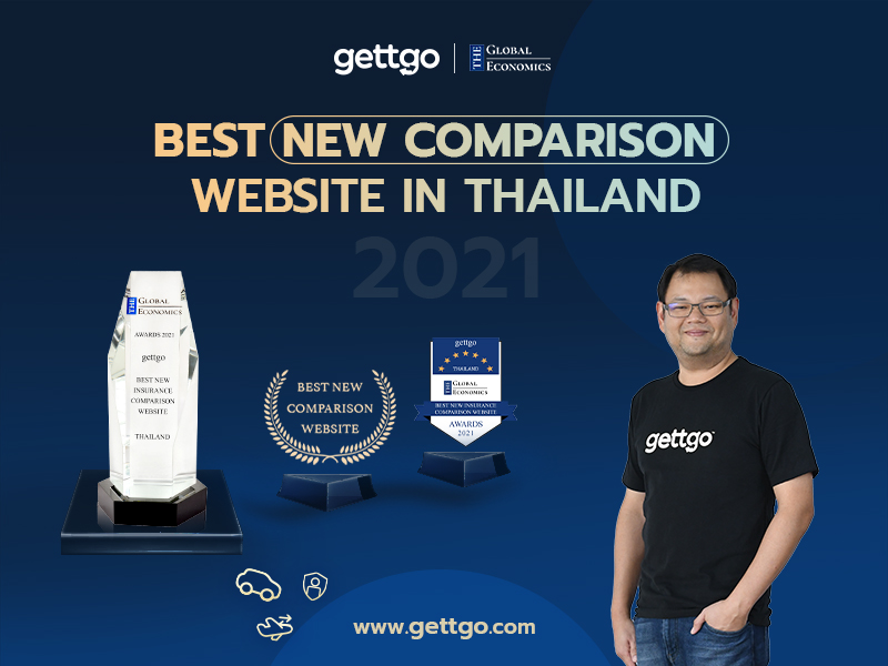 gettgo คว้ารางวัล Best New Comparison Website in Thailand 2021
