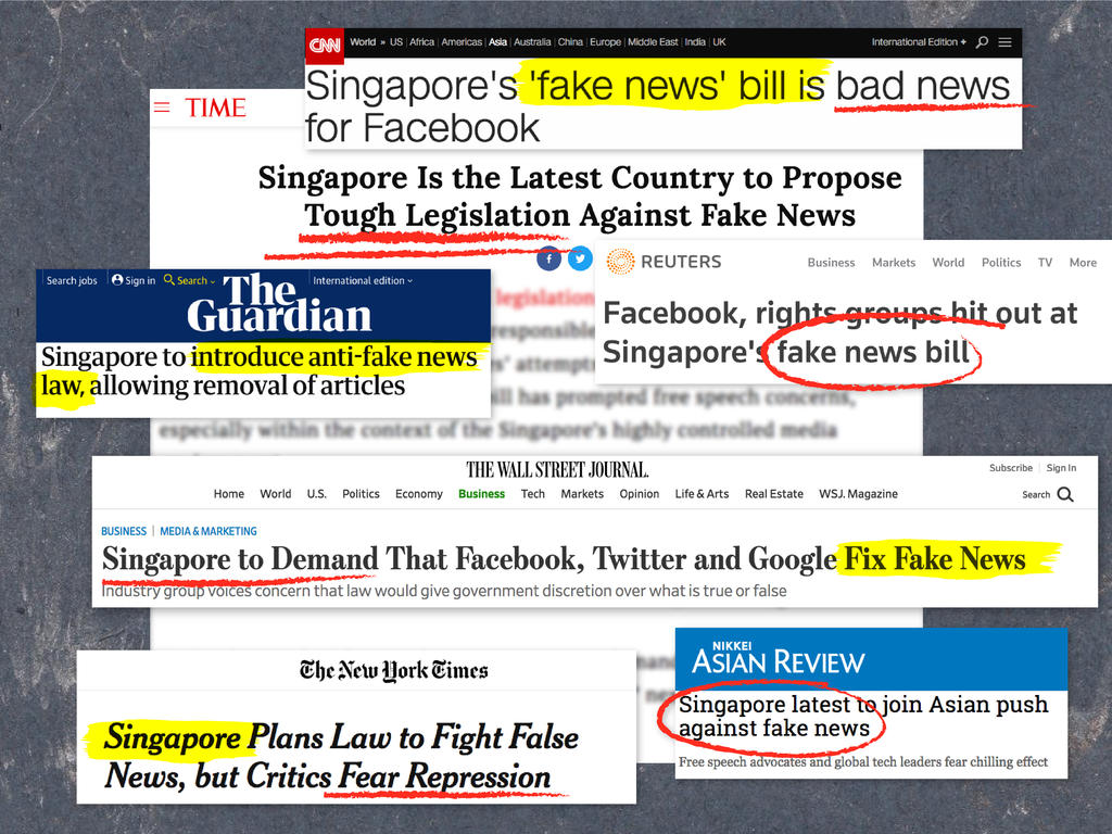 Singapore's Fake News law is 553% longer than | AskLegal.my