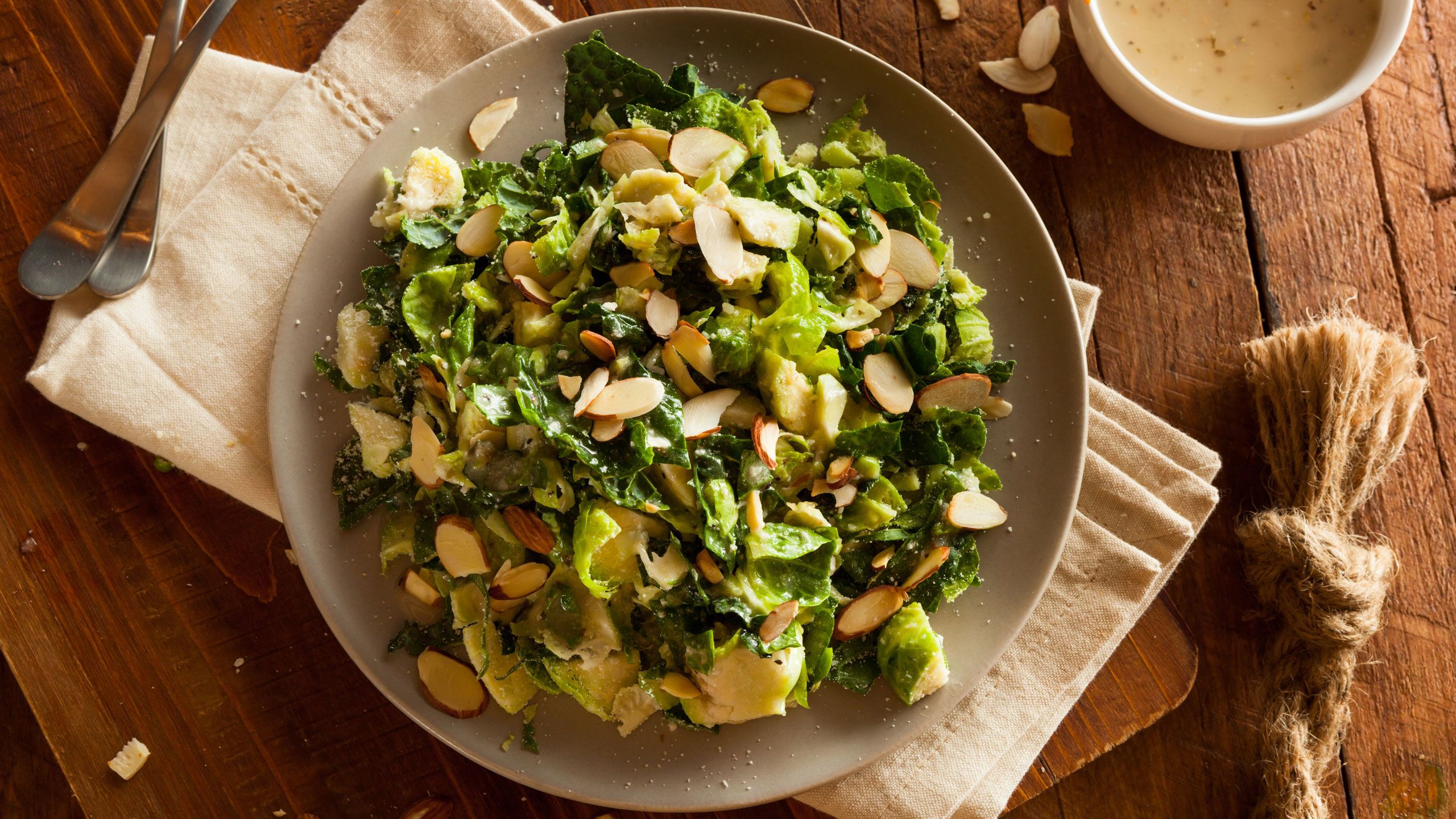 Warm brussels sprouts and pears