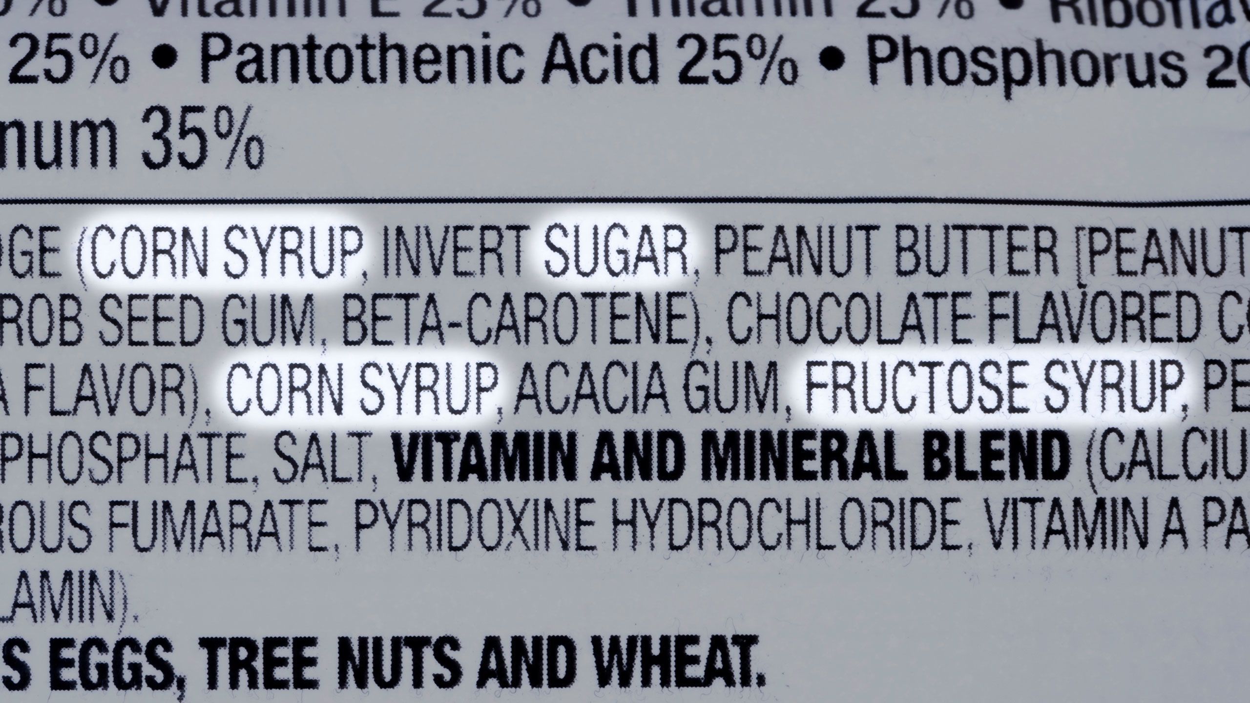 Cut the sugar