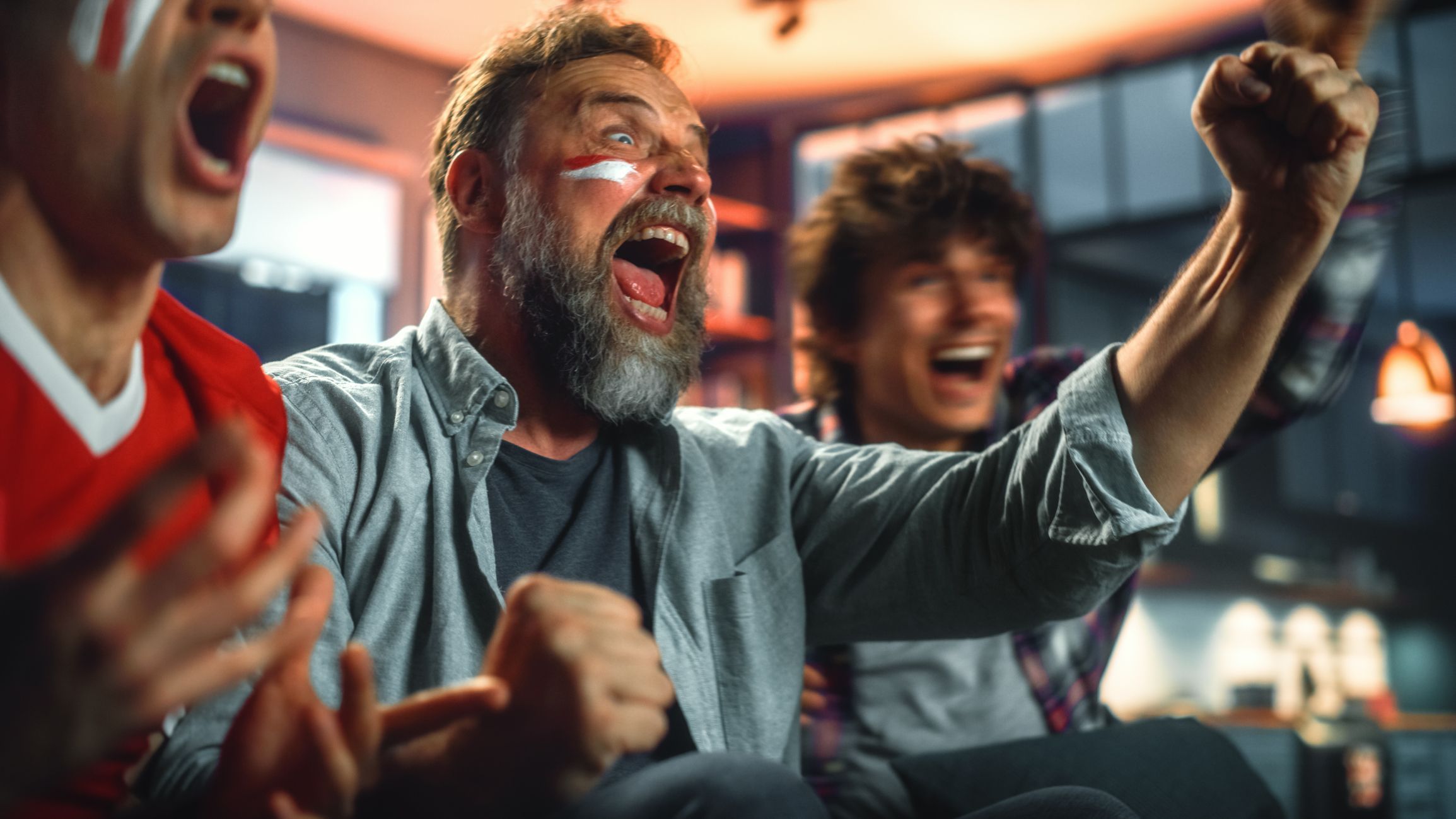 Strong emotions about sports