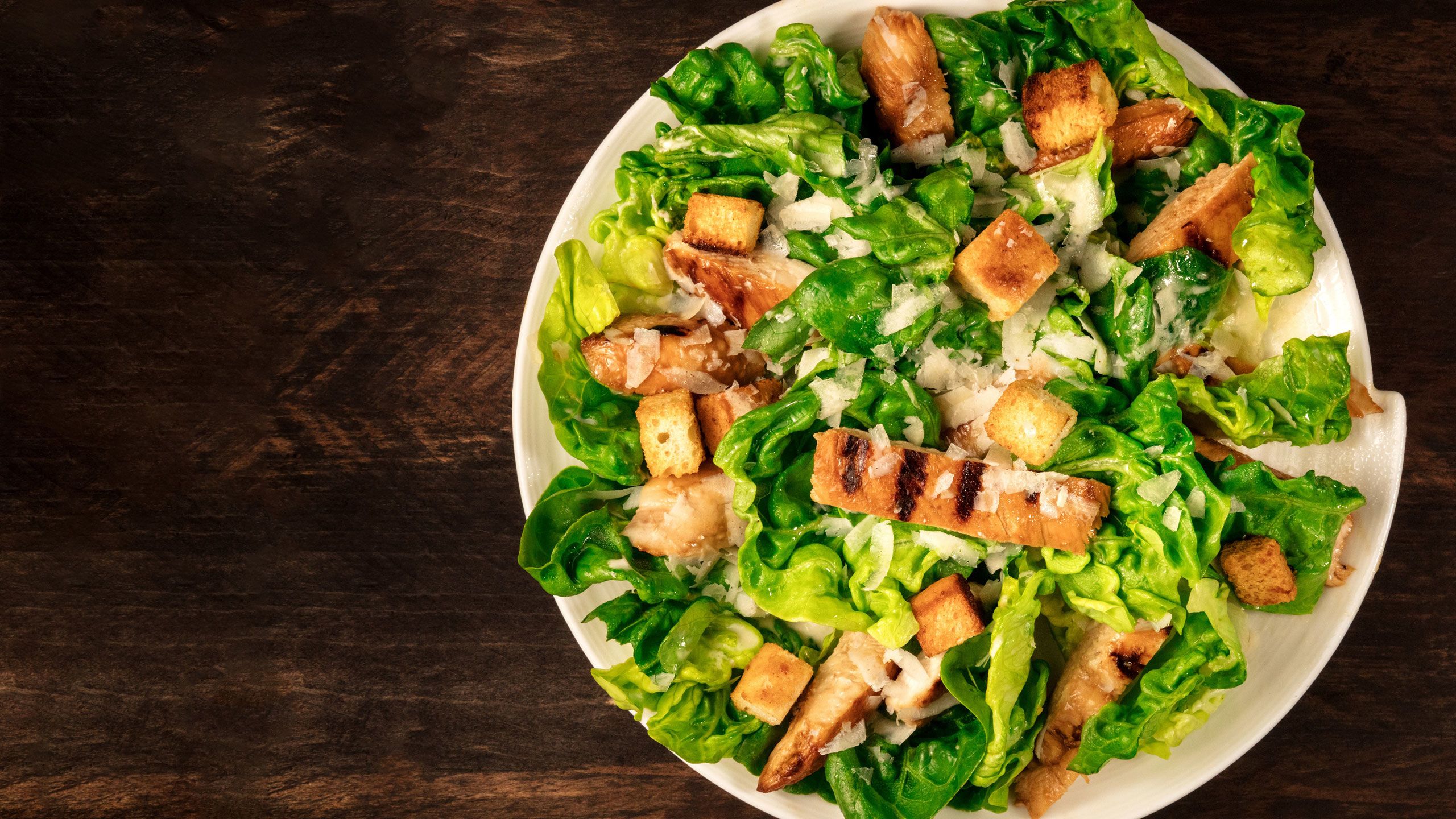 Healthy grilled Caesar