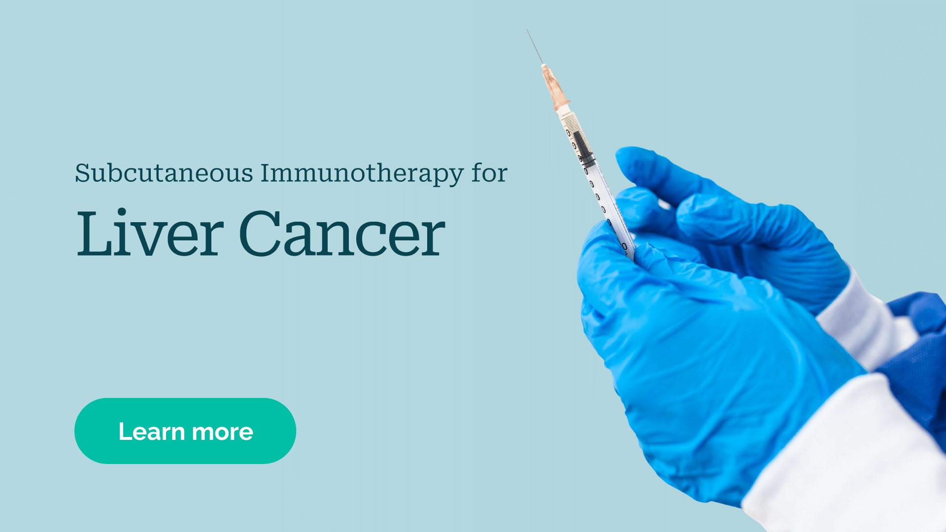 Treating liver cancer with subcutaneous immunotherapy