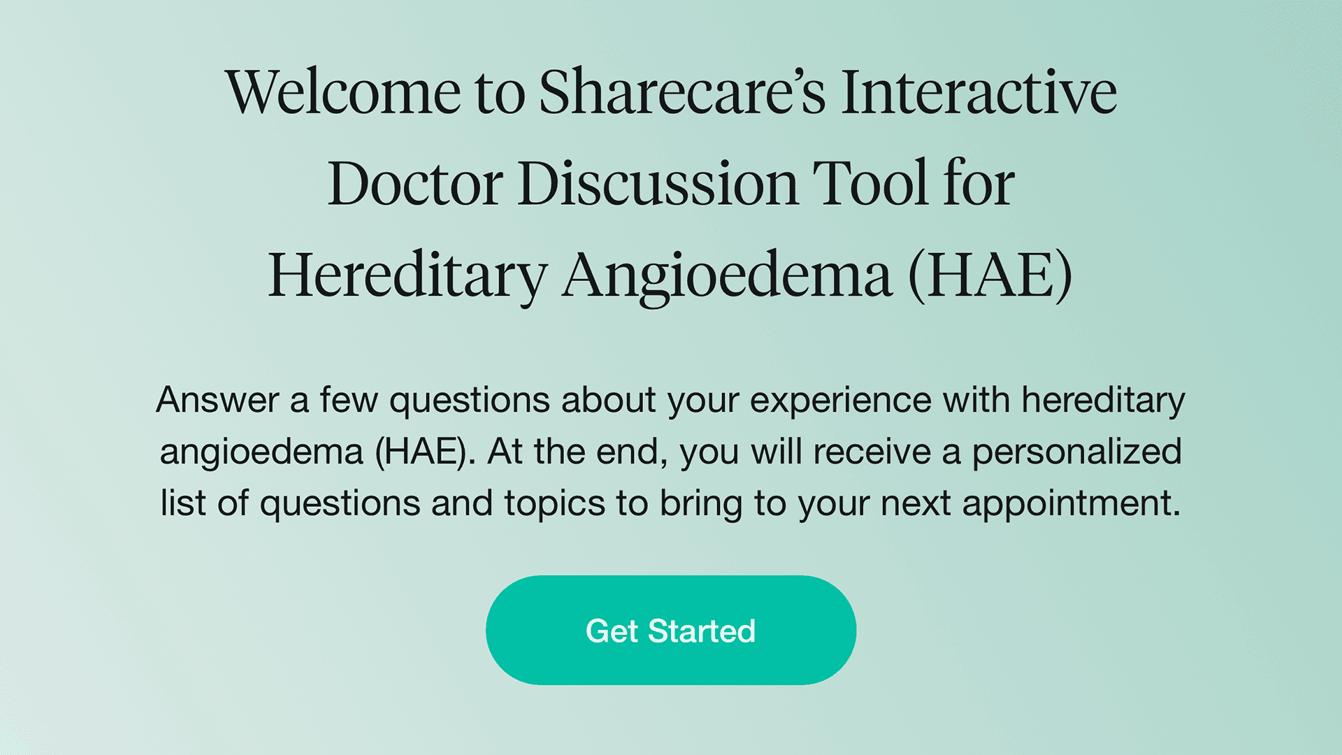 Doctor Discussion Guide: HAE