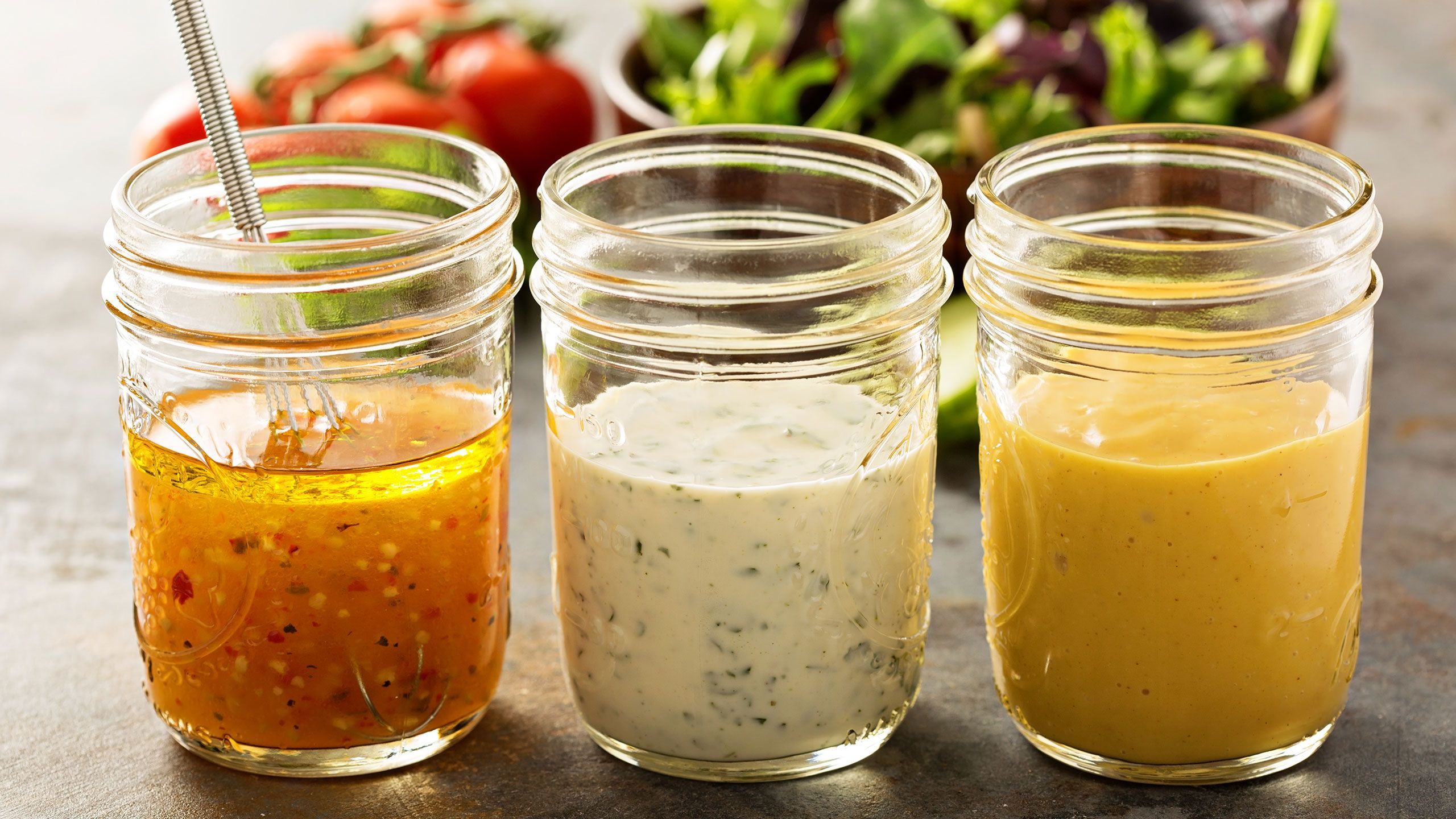 Make your salad dressing more efficient