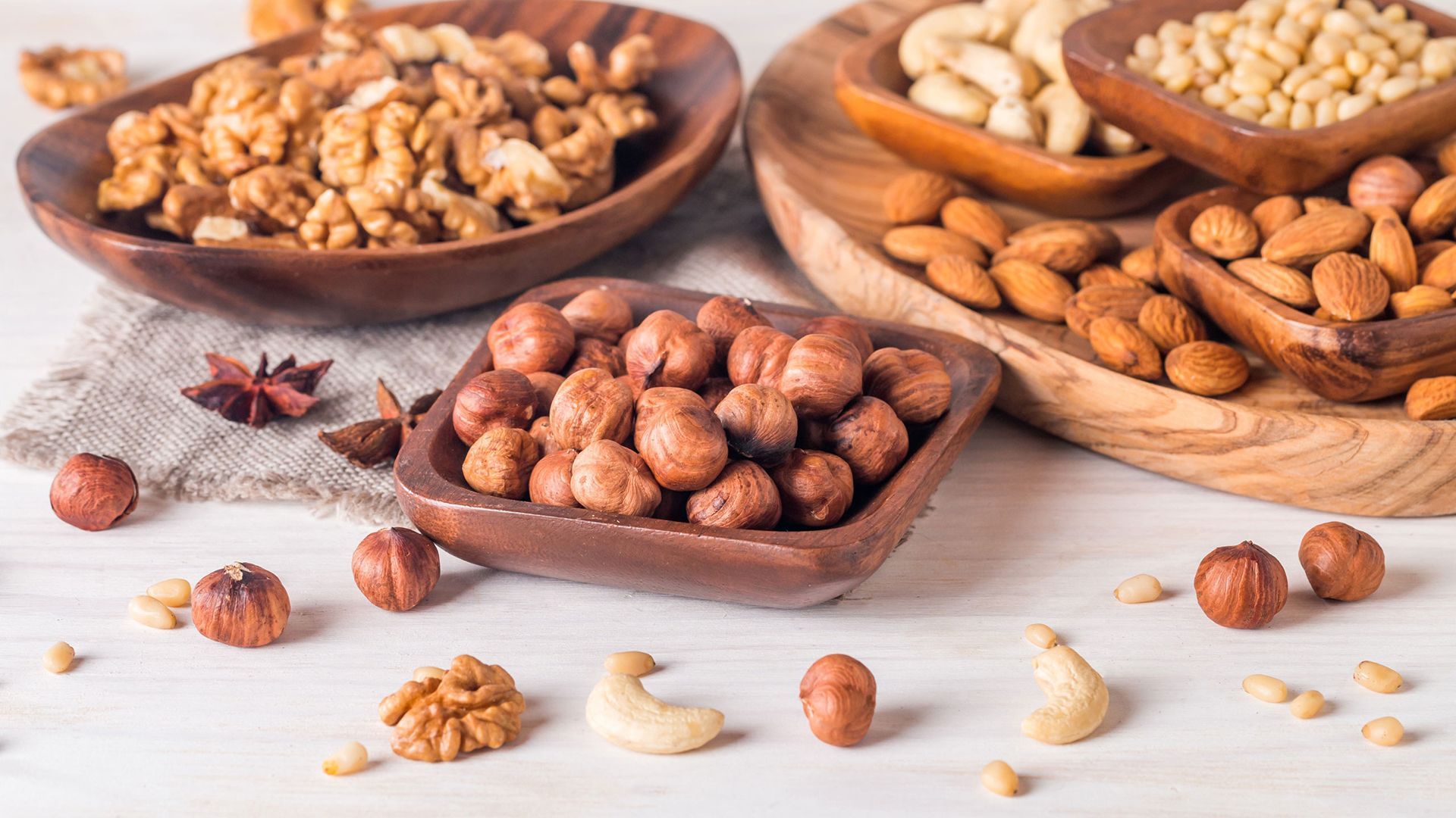You’ll nosh on nuts and seeds