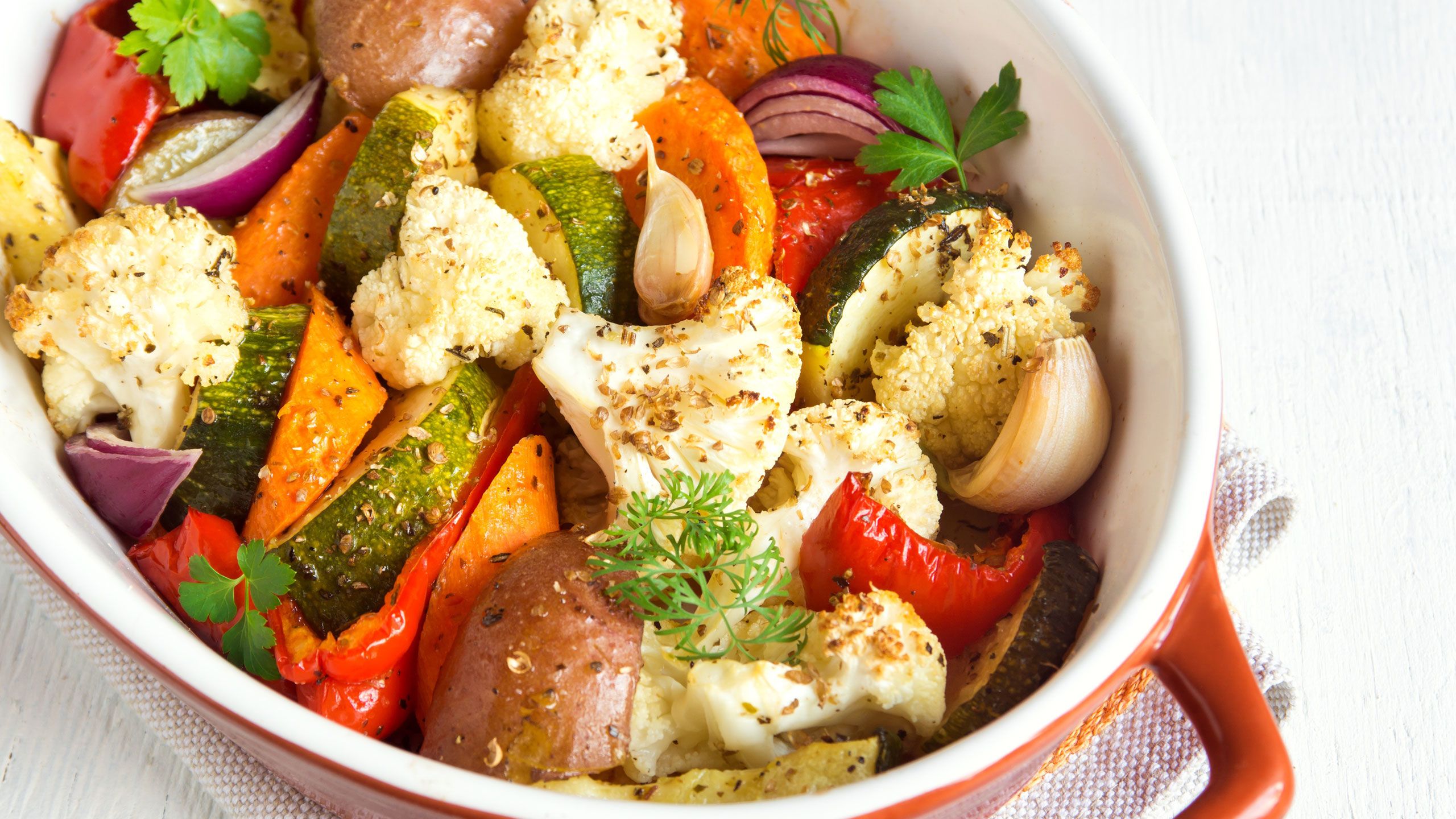 Toasted veggie medley