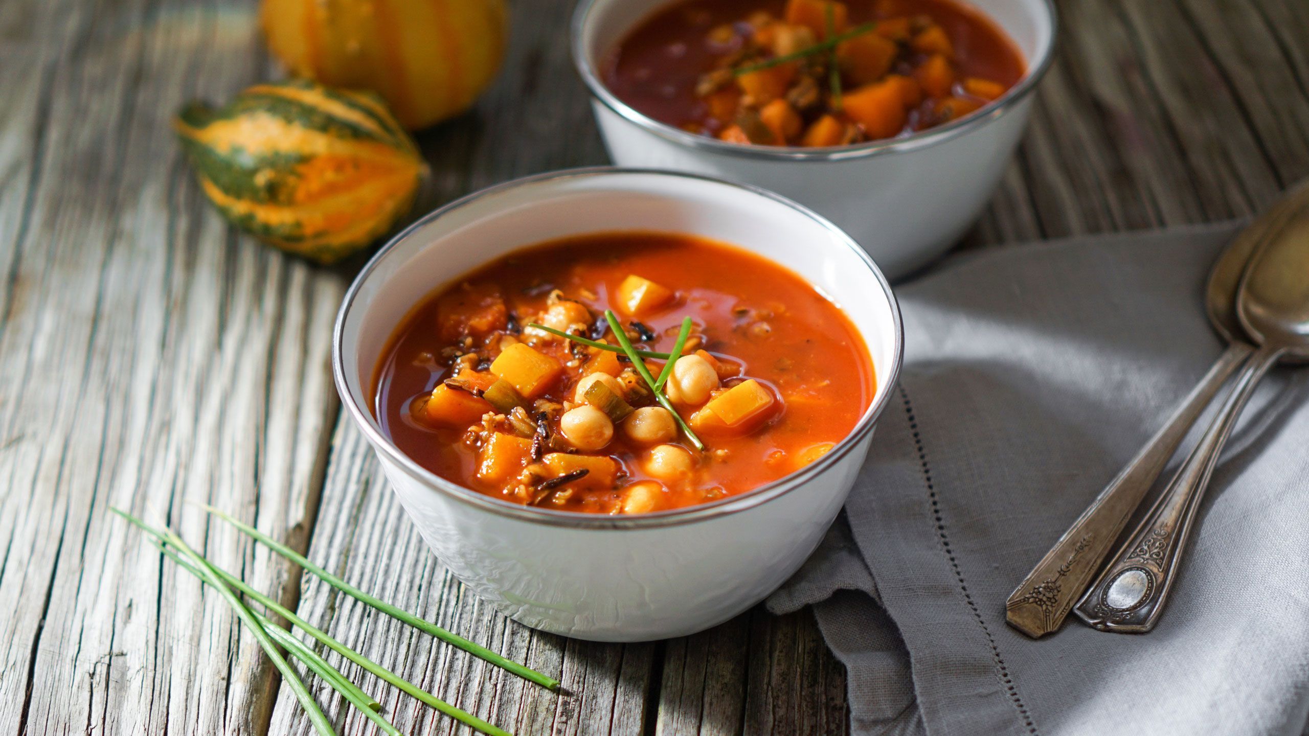 Belly-warming pumpkin chili