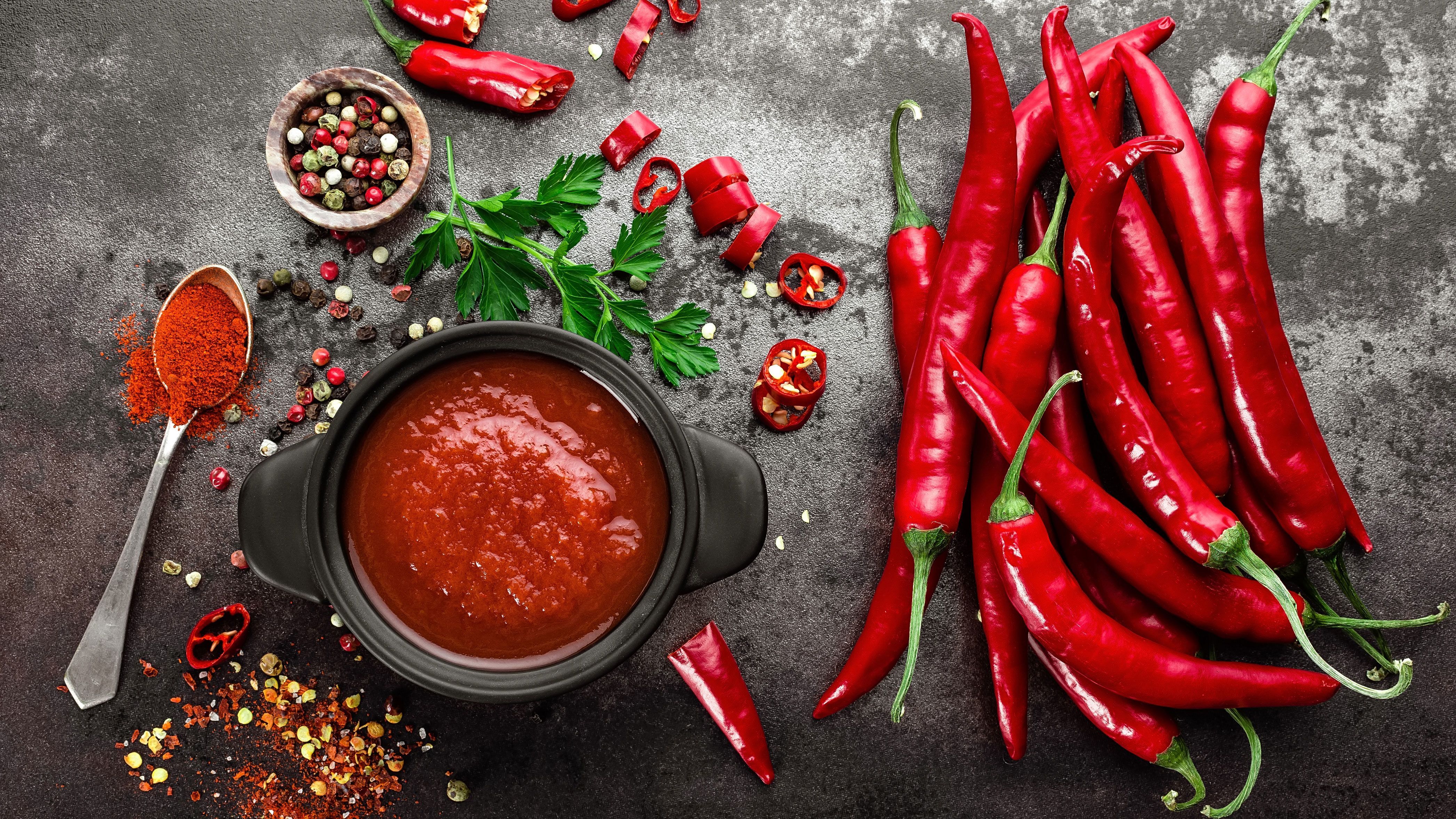 Spicy and acidic foods
