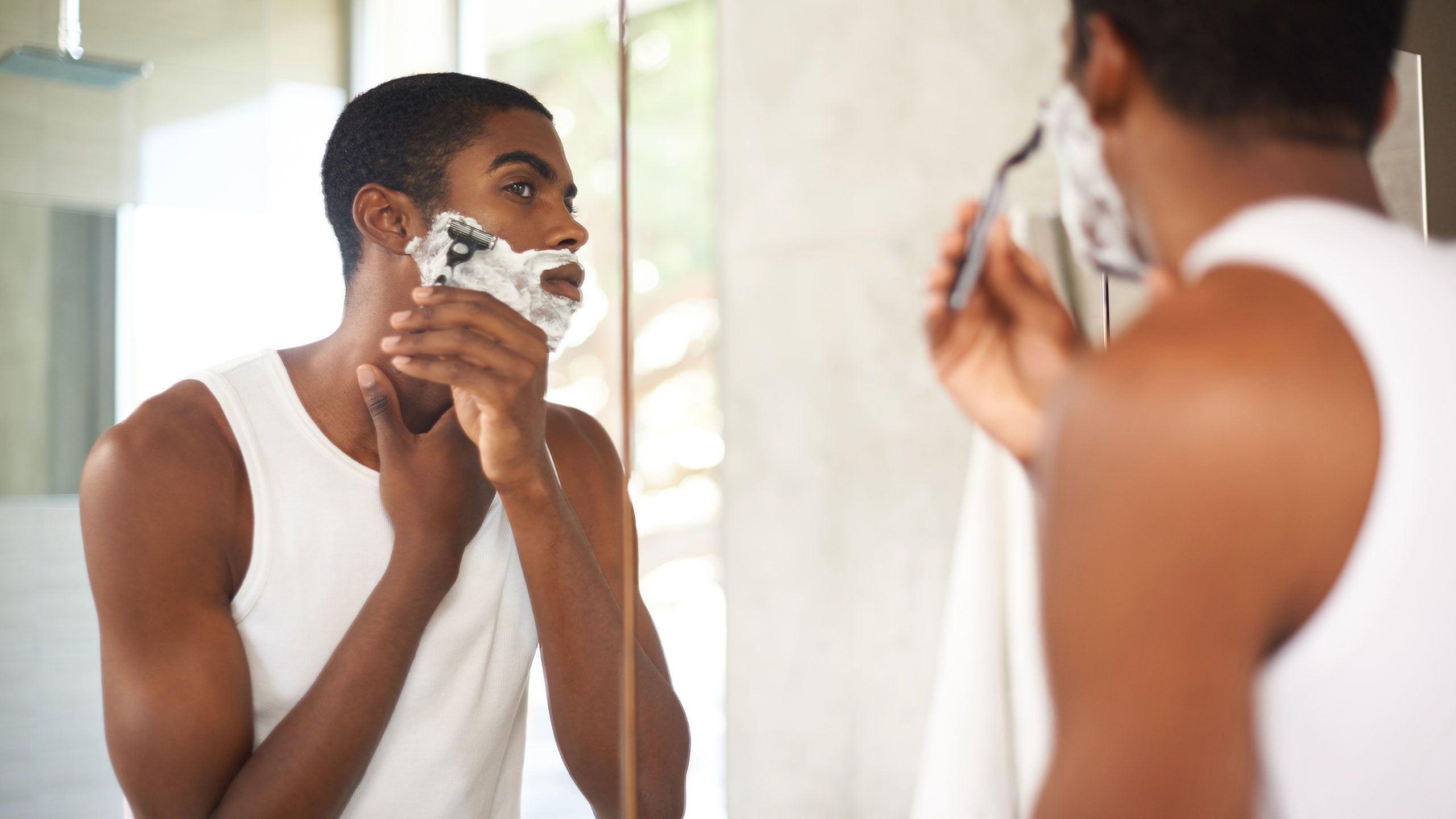 Shave carefully if you have breakouts