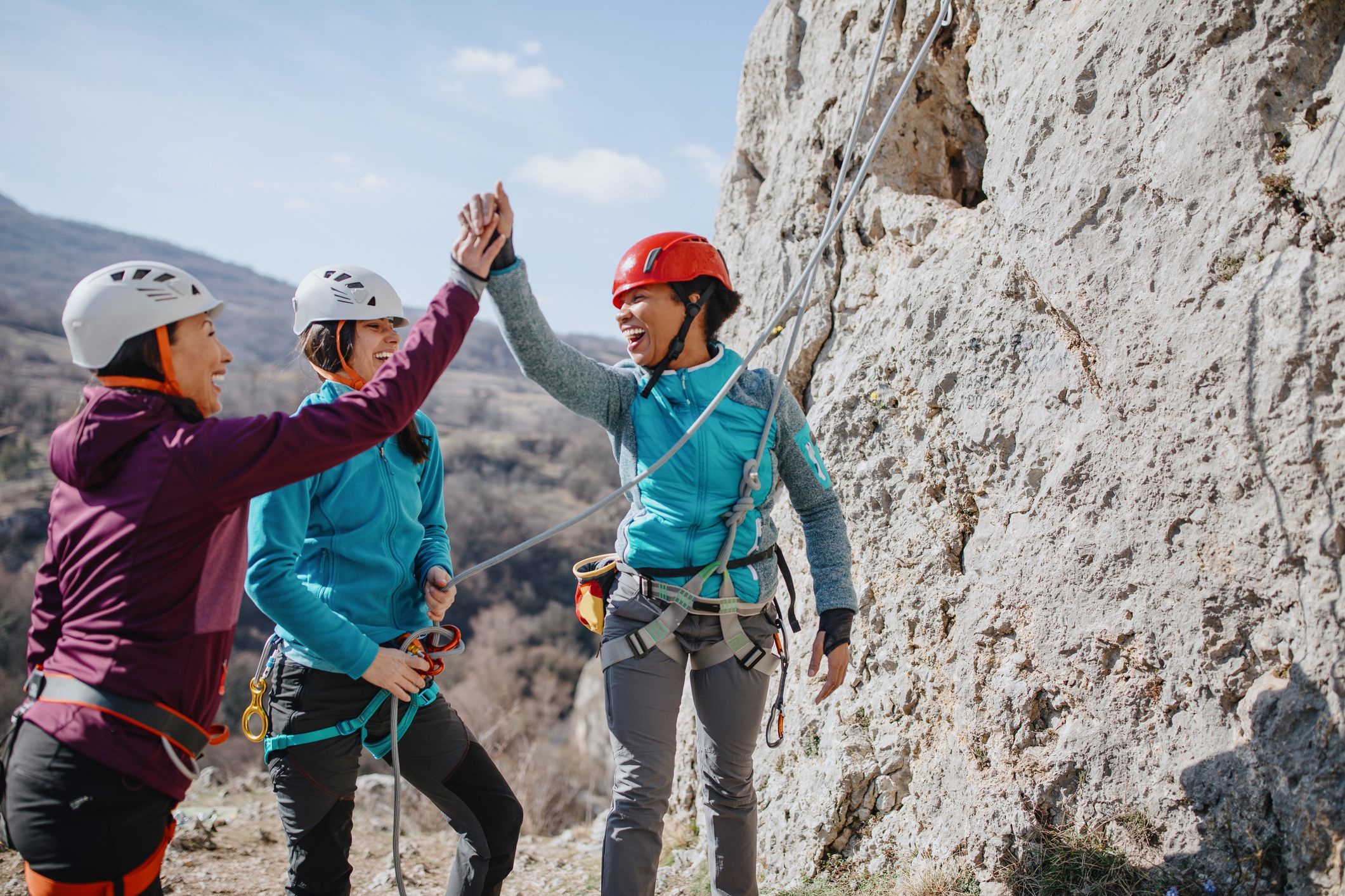 Rock climbing