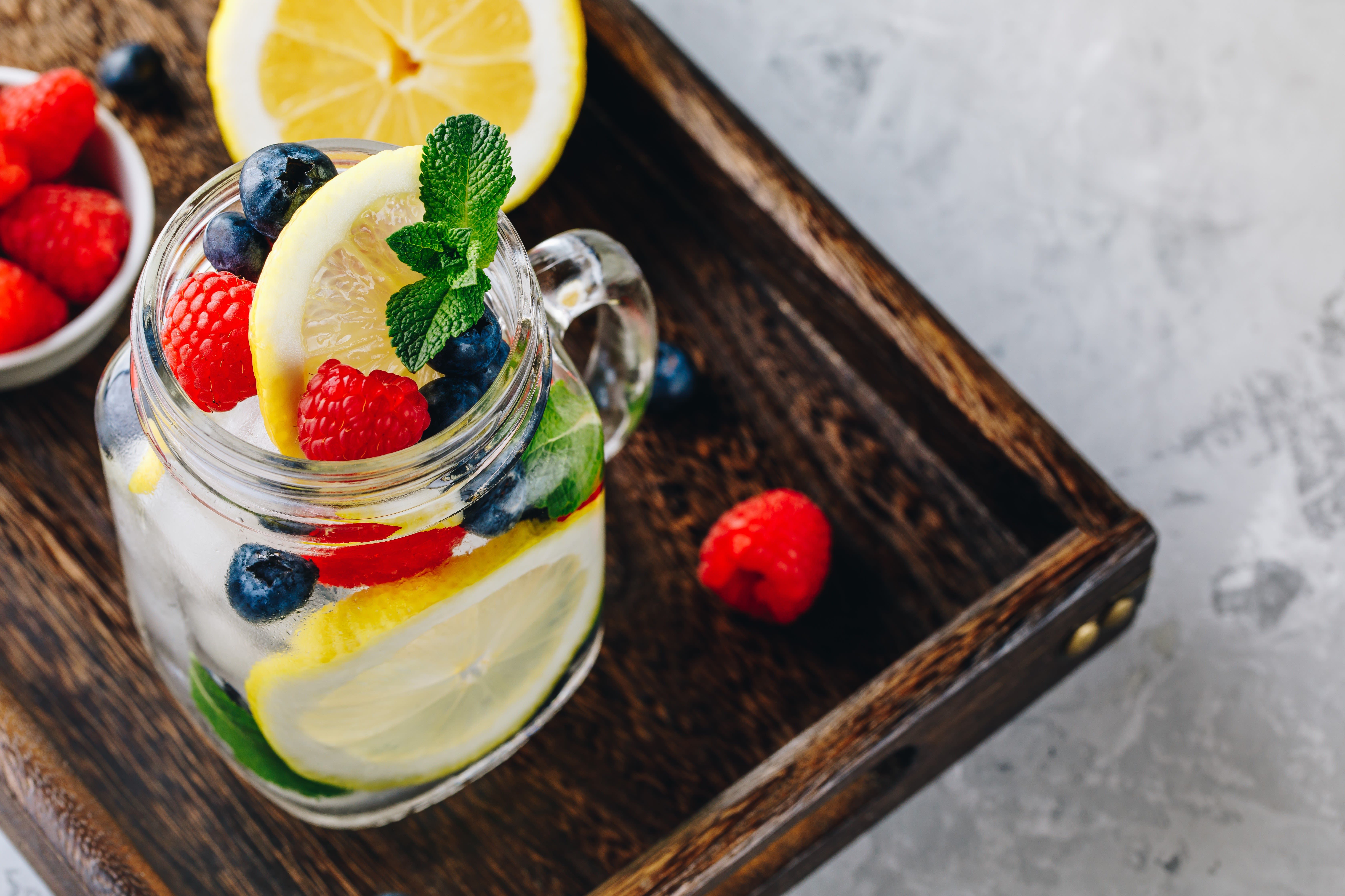 Fruit-flavored thirst quenchers