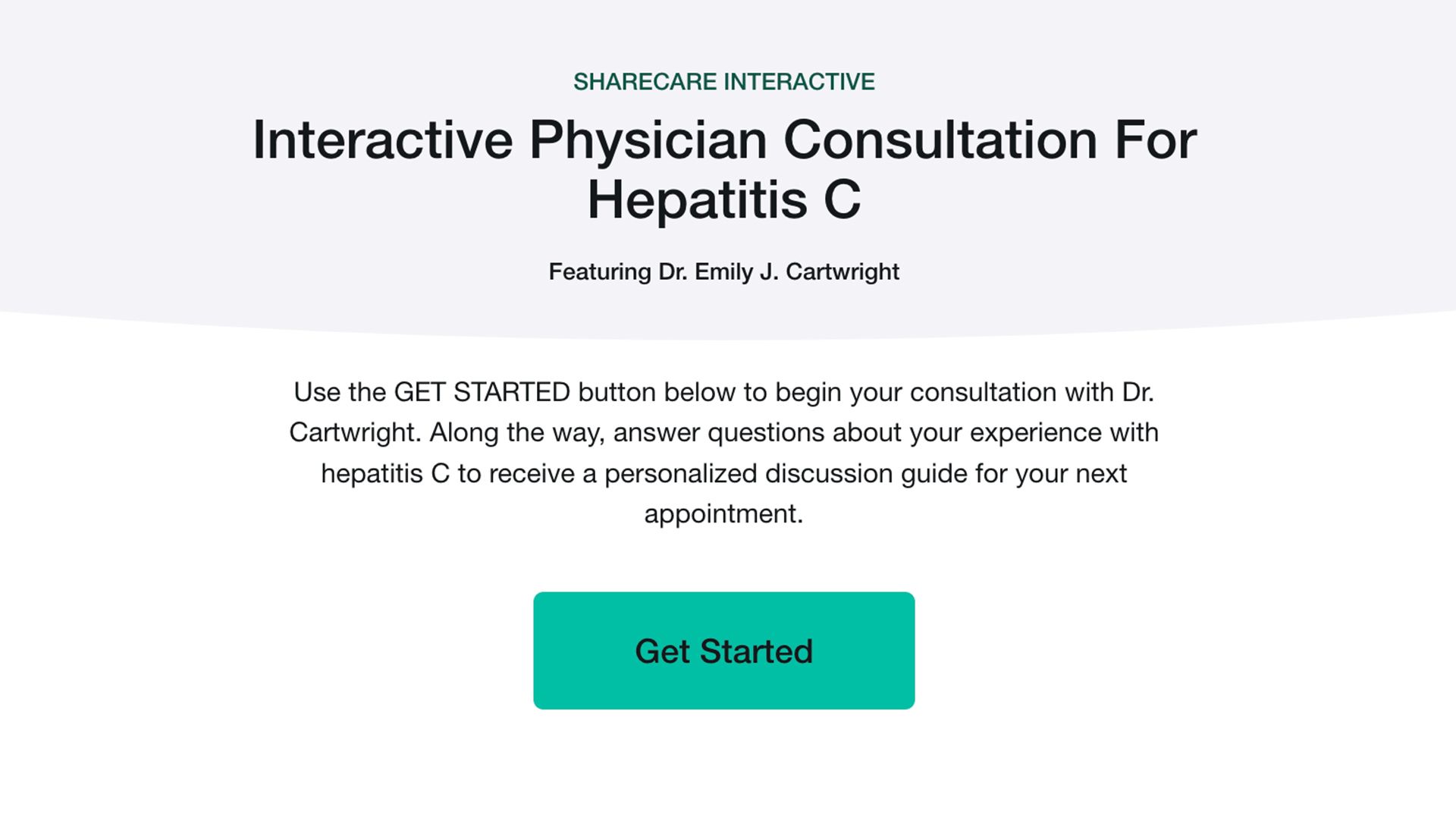 Interactive Physician Consultation: Hepatitis C