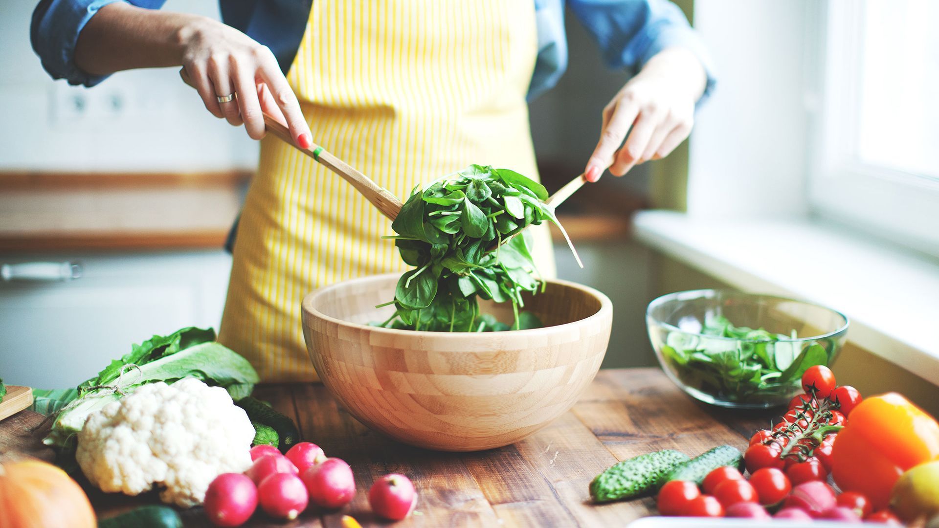 Fill up on fruits and vegetables