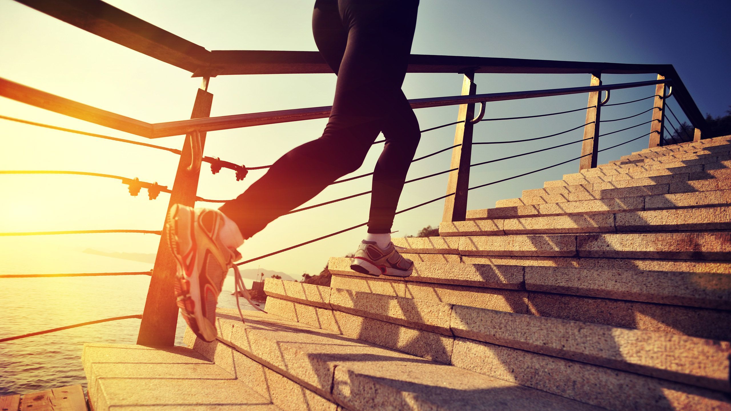 Hit the stairs