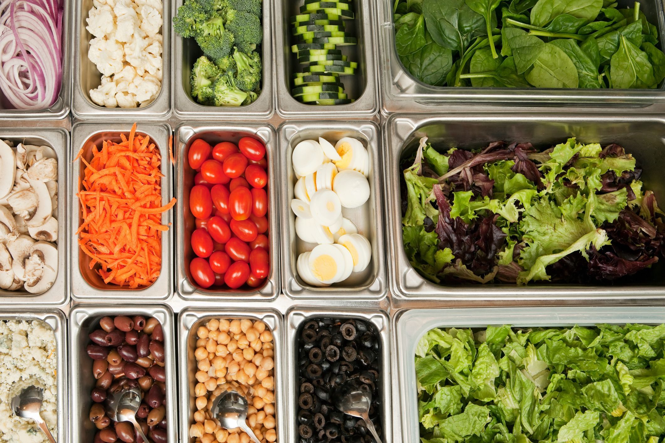 Eat right at the salad bar