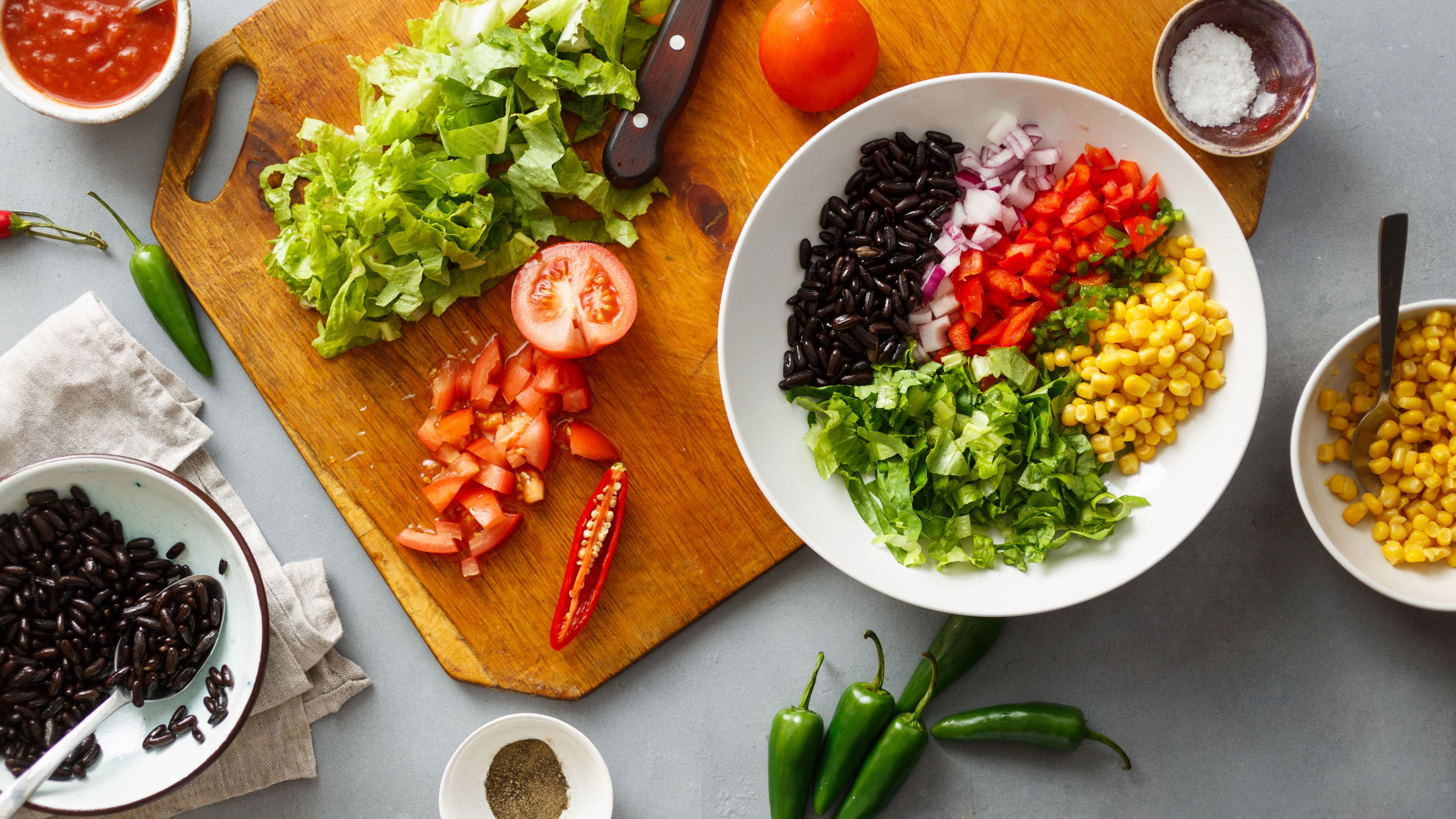 Fiesta sweet potato bowl