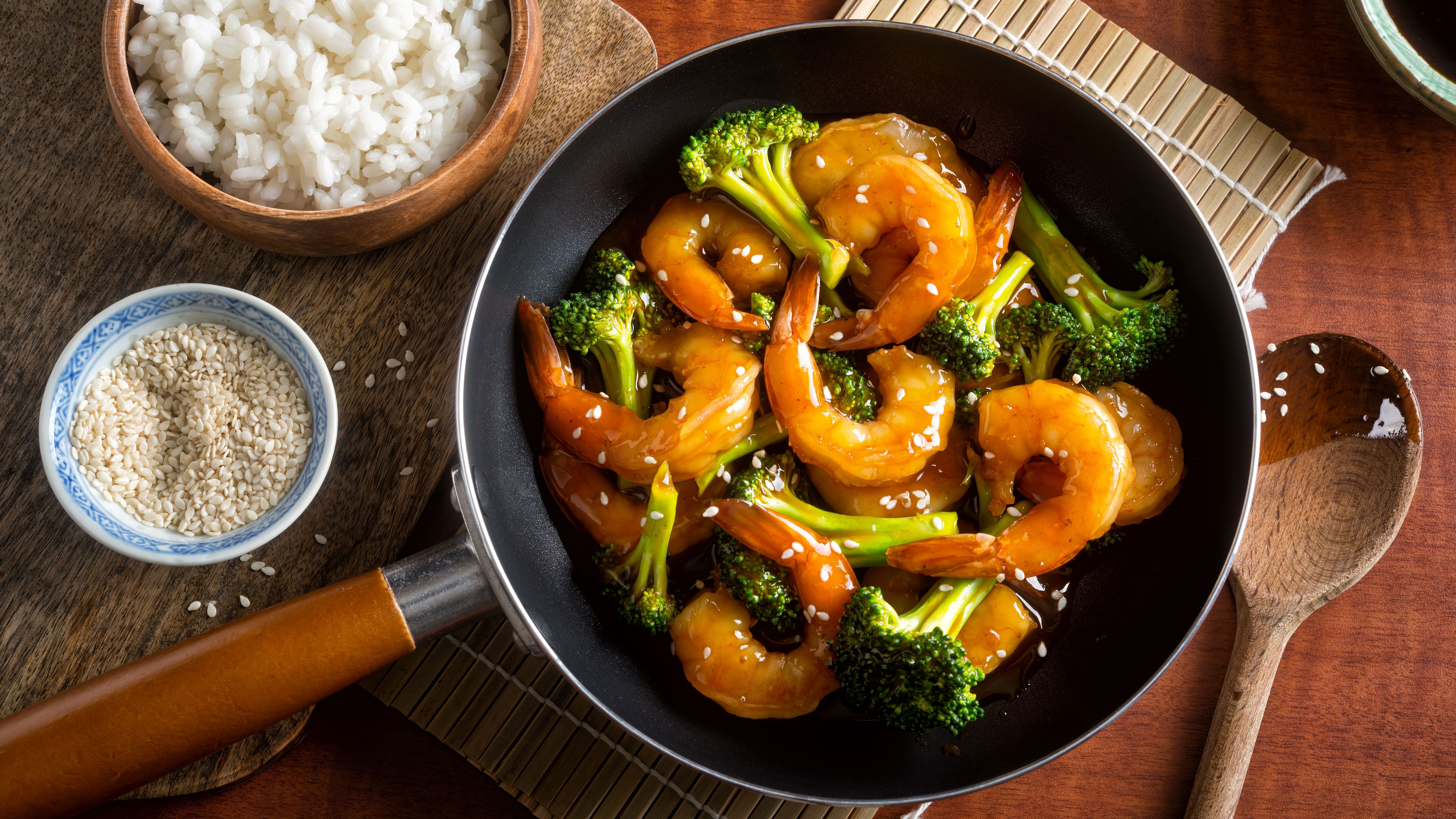 Baked shrimp and veggie "stir-fry"