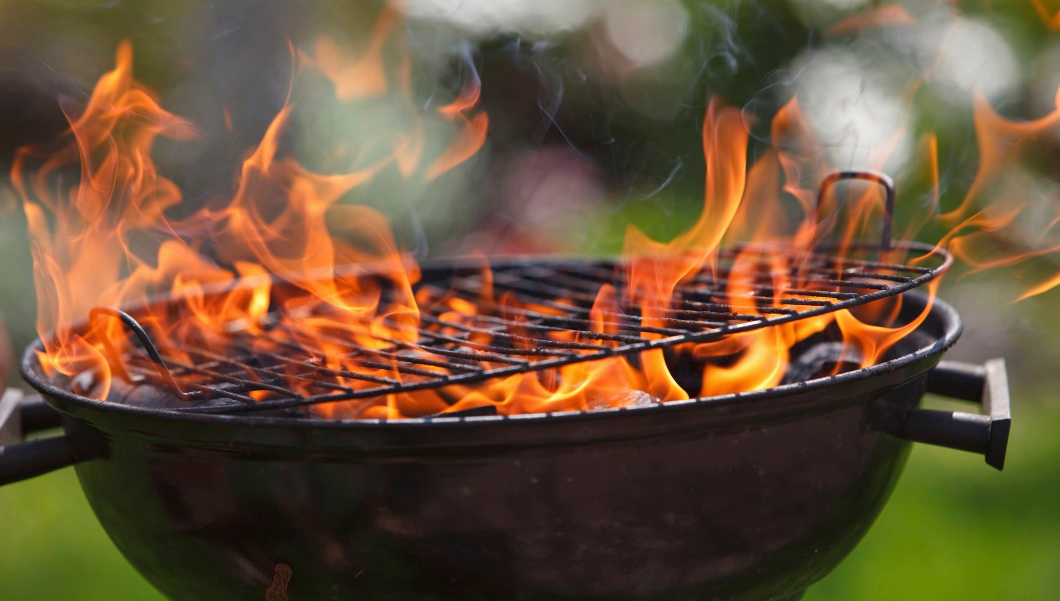 Be cautious around the grill