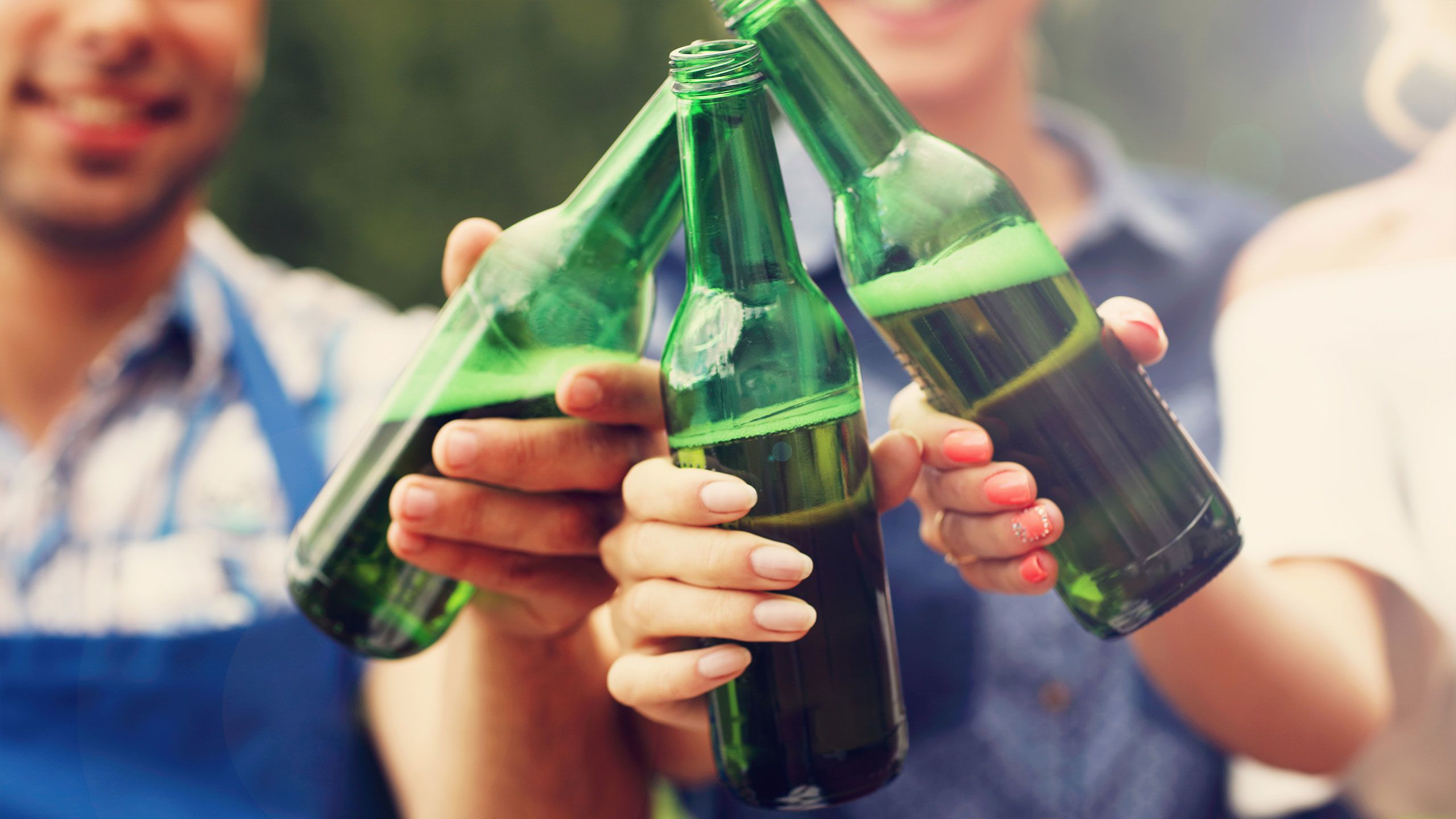 Be moderate with alcohol